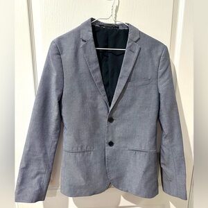 H&M Blue Slim Fit Blazer